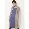 Spring New Style Openwork Design Solid Color Simple Long Cardigan For Women