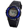 iTaiTek Sports Watch with Cold Light Multi-function Round Dial Silicon Band - Blue