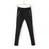 Slim Fit High Waist Black Women's Pants