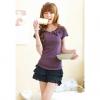 Sweet Style Lace Flounce Design Solid Color Women's Shorts