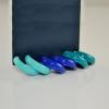3Pairs Sweet Candy Color Women's Hoop Earrings