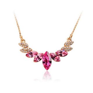 Sparking Waterdrop Rhinestone Embellished Women's Necklace