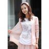 Concise V-Neck Solid Color Slimming Thin Women's Spring Knitwear 