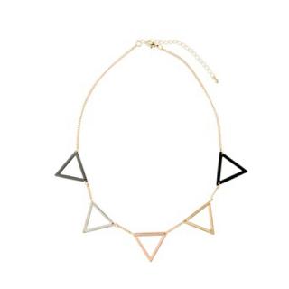 New Style Characteristic Triangle Pendant Women's Alloy Necklace
