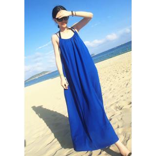 Charming Spaghetti Strap Women's Summer Beach Dress