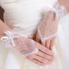 Pair of Exposed Finger Lace Bride's Wedding Gloves