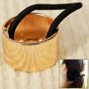 Fashion Cylinder Ring Shaped Hair Band Elastic Ponytail Holder - Gold