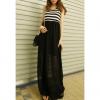 Elegant Chiffon Splice Sleeveless Women's Maxi Dress 