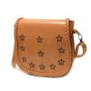 Vintage and Outdoor Style Openwork and Solid Color Design Women's Shoulder Bag 