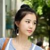 Fashion and Simple Style Warping Oval Bead Decorated Earrings