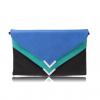 Casual Metallic Chain Design Women's Color Matching Clutch