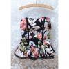 Tiny Floral Print Off-The-Shoulder Sleeveless Retro Style Chiffon Women's Vest