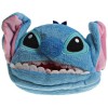 Delicate Stitch Decorative Downy Coin Purse with Double Zipper for Children (Blue)