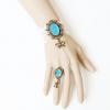 Exquisite Bowknot and Rhinestoned Women's Bracelet With Bunny Shaped Ring 