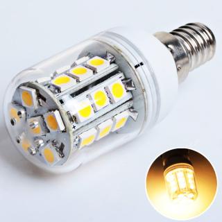 High Quality E14 27 x 5050 SMD LED Corn Light LED Light Bulb (Warm White Light, 110-130V, with Lamp Shade)