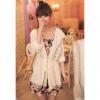 Ladylike Long Sleeved Hooded Lace Splicing Chiffon Women's Spring Coats