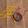 DC45-5C High Quality Ruler Map Compass with Lanyard for Outdoor Camping and Hiking