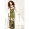 Sleeveless Frenate Plunging V-Neck Leaves Print Corset Stylish Women's Dress