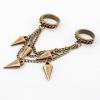 Characteristic Tassels and Pyramid Shape Decorated Women's Alloy Double Ring