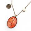 Chic Style Constellation Animal Print Embellished Women's Sweater Chain Necklace