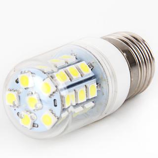High Quality E27 30 x 5050 SMD 6W LED Corn Light LED Light Bulb (White Light, 220V, with Lamp Shade)