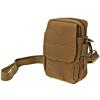 High Quality Multifunction Mini Outdoor Shoulder Bag Sundries Bag- Brown
