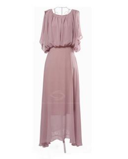 Sexy Scoop Neck Sleeveless Women's Chiffon Summer Dresses