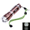 Unsurpasssed Performance Cree XM-L T6 LED 900 Lumens 3-Mode LED White Light Zooming Flashlight with Dual Battery Charger and EU Plug (2 x 18650 Battery Included)