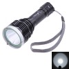 Unsurpassed Performance Cree XM-L T6 LED 800 Lumens 1 Modes LED White Light Diving Flashlight with Dual Battery Charger and EU Plug (2 x 18650 Battery Included)