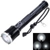 Unsurpassed Performance Cree XM-L T6 LED 5-Mode 900 Lumens Black Diving Flashlight for 2 x 18650 Battery (not included)