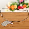 Classic Anime Bleach Cosplay Half Face Pattern Pendant Necklace
