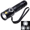 High Cost Performance Cree XM-L T6 LED 800 Lumens 5-Mode LED Flashlight with Dual Battery Charger and EU Adapter (2 x 18650 Battery Included) - Black