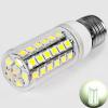 High Brightness E27 48 x 5050 SMD LED 720 Lumens Corn Light (White Light, 200-240V, with Lamp Shade)
