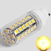 High Brightness GU10 48 x 5050 SMD LED 720 Lumens Corn Light (Warm White Light, 200-240V, with Lamp Shade)