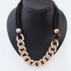 Fashion Punk Thick Chain Pendant Sweater Chain Necklace For Women