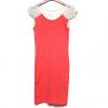 Stylish Refreshing Scoop Neck Splicing Lace Slimming Sleeveless Cotton Blend Women's Dress