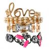 4PCS of Exquisite Multielement Embellished Bracelets For Women