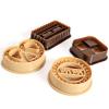 4PCS Classic Cookies Shaped Biscuit Cookie Cutter Mold Set