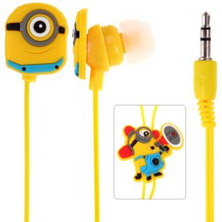 Brand New Despicable Me The Minion Style 3.5mm Universal Earphone