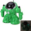 Portable C-40 Five Colors Robot Shape Mini Music Box Compatible with MP3 Player/PC/PAD (Green)