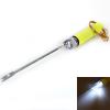Practical Plastic Handle Fish Hook Remover Fishhook Detacher with White LED Light - Yellow