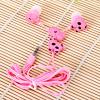 Nanaco Giraffe Style In-ear Earphone for iPhone/Other Phones (Pink)