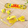 Fashionable High Quality Minions Pattern Earphone and Cable Winder Combo (Yellow)