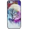 Unique Noctilucent Plastic Back Shell Case with Embossment Tree Pattern for iPhone 5/5S