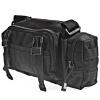 Military Style 1000D Waterproof Nylon Waist Bag Shoulder Bag for Wild Adventure Climbing Hiking and Riding etc. - Black